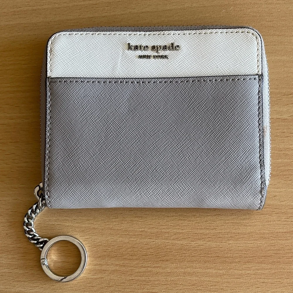 Kate Spade Pebbled Leather Wallet with Keychain
